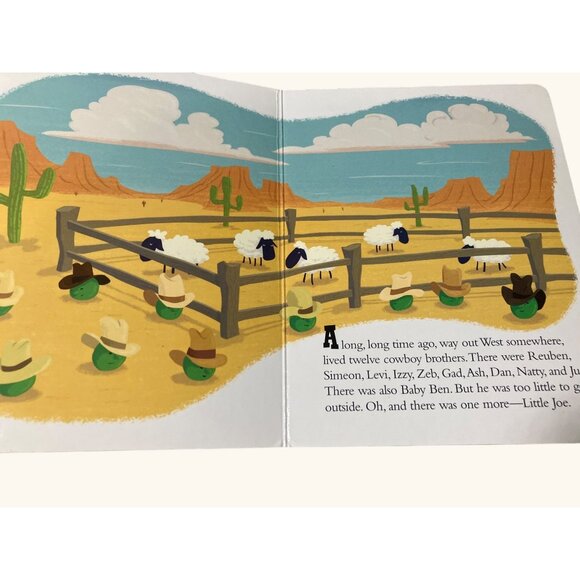 VeggieTales Board Book "The Ballad Of Little Joe" Big Idea Children's Story - Picture 3 of 8